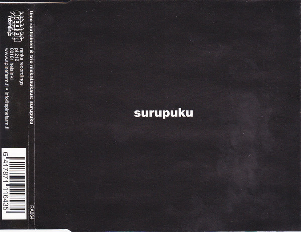 Timo Rautiainen &amp; Trio Niskalaukaus — Surupuku cover artwork