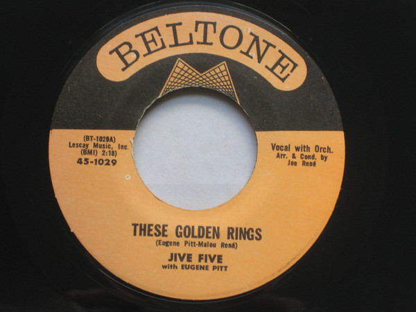 The Jive Five These Golden Rings cover artwork