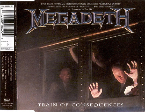 Megadeth — Train of Consequences cover artwork