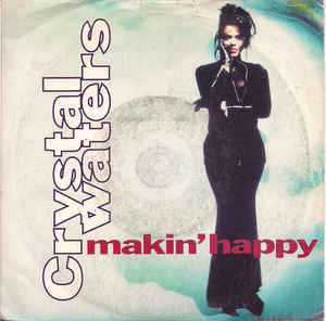 Crystal Waters — Makin&#039; Happy cover artwork