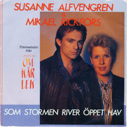 Susanne Alfvengren & Mikael Rickfors Som stormen river öppet hav cover artwork