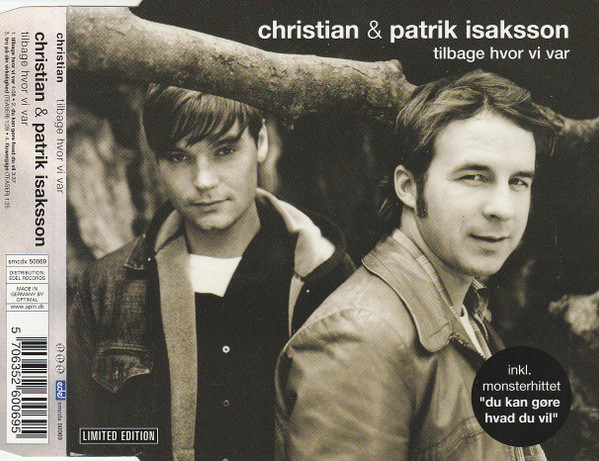 Christian Brøns & Patrik Isaksson Tilbage hvor vi var cover artwork