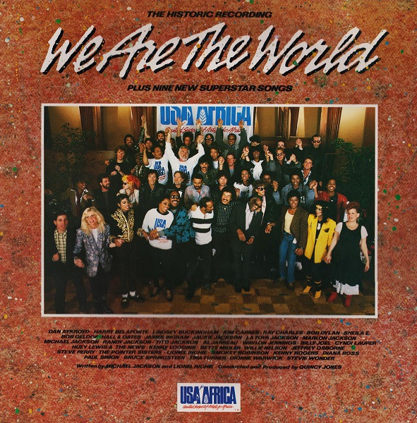 USA for Africa We Are the World cover artwork