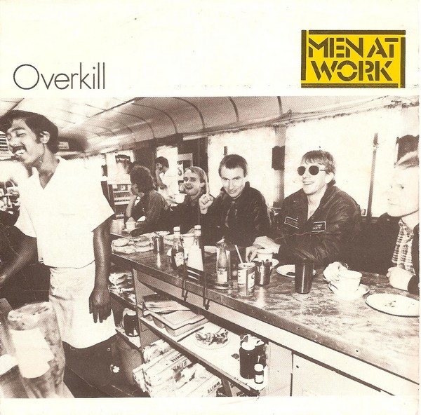 Men at Work Overkill cover artwork