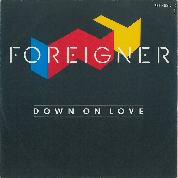 Foreigner Down On Love cover artwork