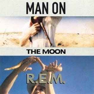 R.E.M. Man on the Moon cover artwork
