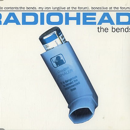 Radiohead — The Bends cover artwork