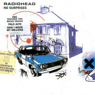 Radiohead — No Surprises cover artwork