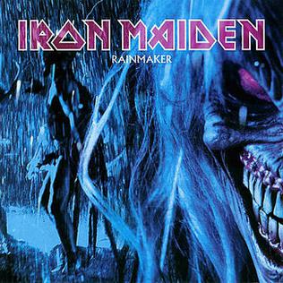 Iron Maiden Rainmaker cover artwork