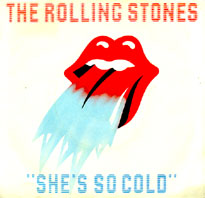 The Rolling Stones She&#039;s So Cold cover artwork