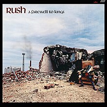 Rush A Farewell to Kings cover artwork