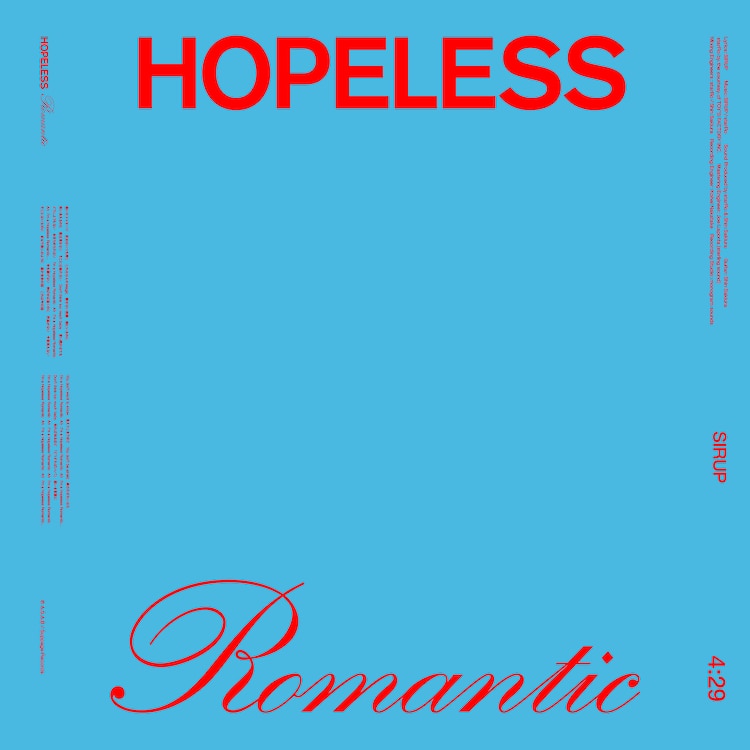 SIRUP — Hopeless Romantic cover artwork