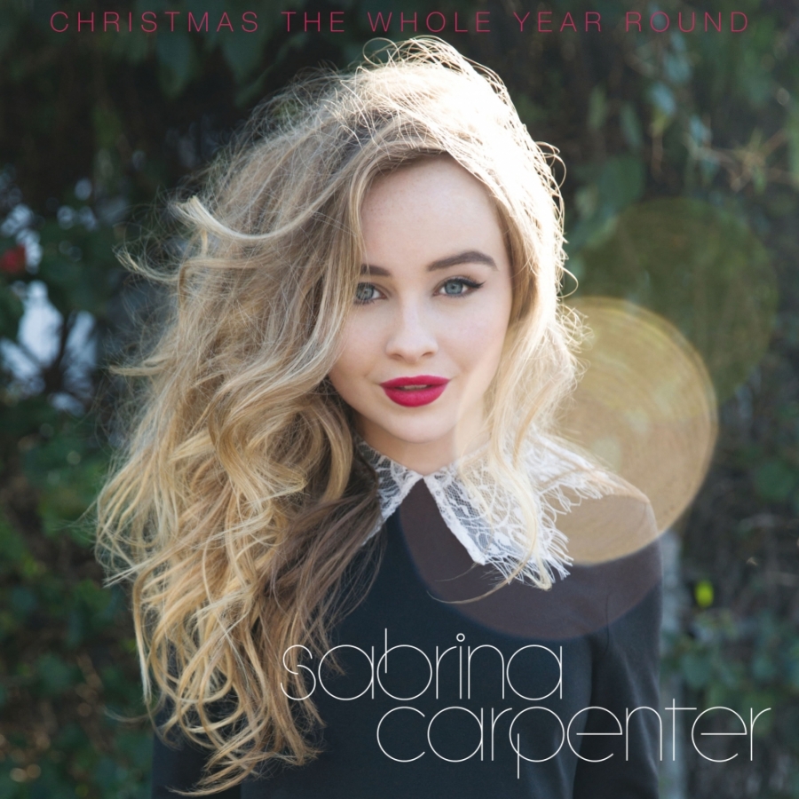 Sabrina Carpenter Christmas the Whole Year Round cover artwork