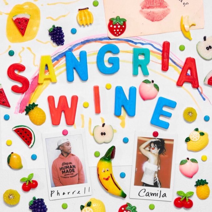 Pharrell Williams & Camila Cabello Sangria Wine cover artwork
