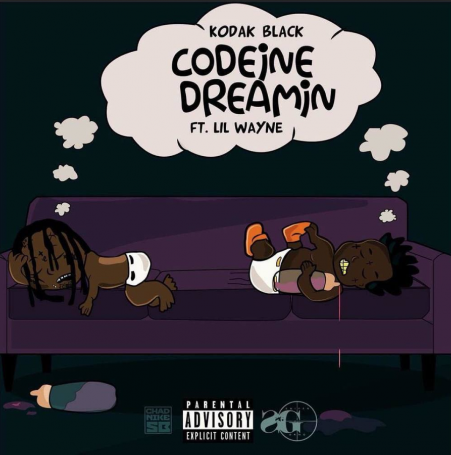 Kodak Black featuring Lil Wayne — Codeine Dreaming cover artwork