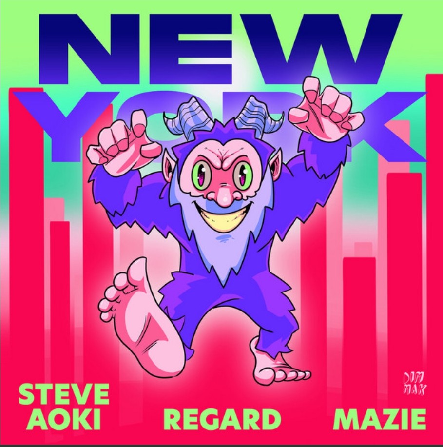 Steve Aoki & Regard featuring mazie — New York cover artwork