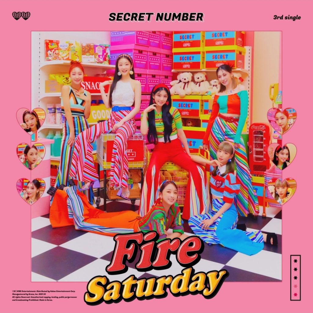SECRET NUMBER — Fire Saturday (Areia Remix) cover artwork