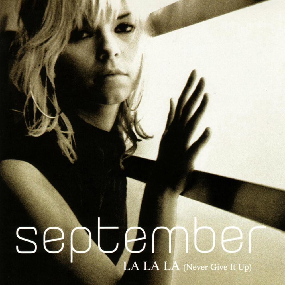 September — La La La (Never Give It Up) cover artwork