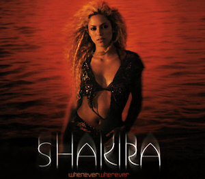 Shakira Whenever Wherever cover artwork