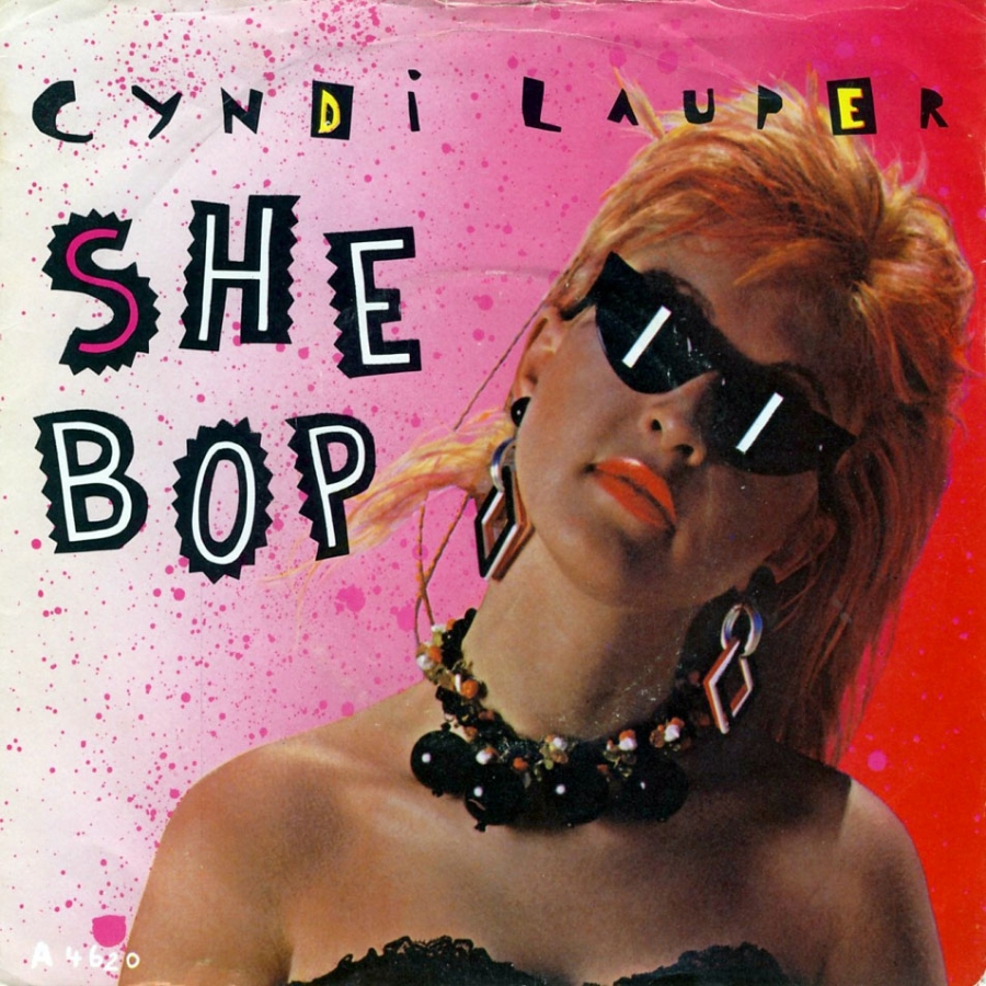 Cyndi Lauper She Bop cover artwork