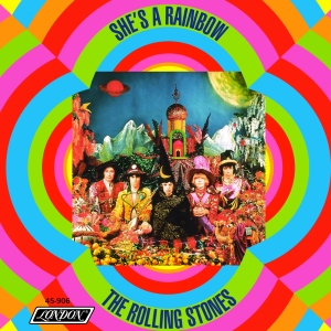 The Rolling Stones She&#039;s A Rainbow cover artwork