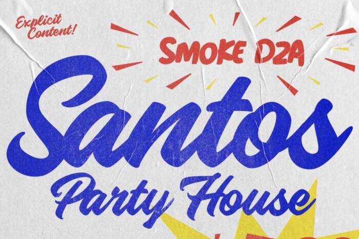 Smoke DZA, Wiz Khalifa, & Curren$y ft. featuring Big K.R.I.T. & Girl Talk Santos Party House cover artwork