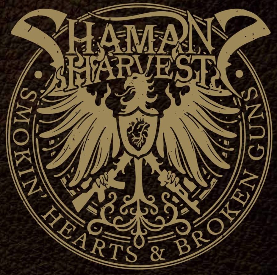 Shaman&#039;s Harvest Smokin&#039; Hearts &amp; Broken Guns cover artwork