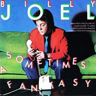 Billy Joel Sometimes a Fantasy cover artwork