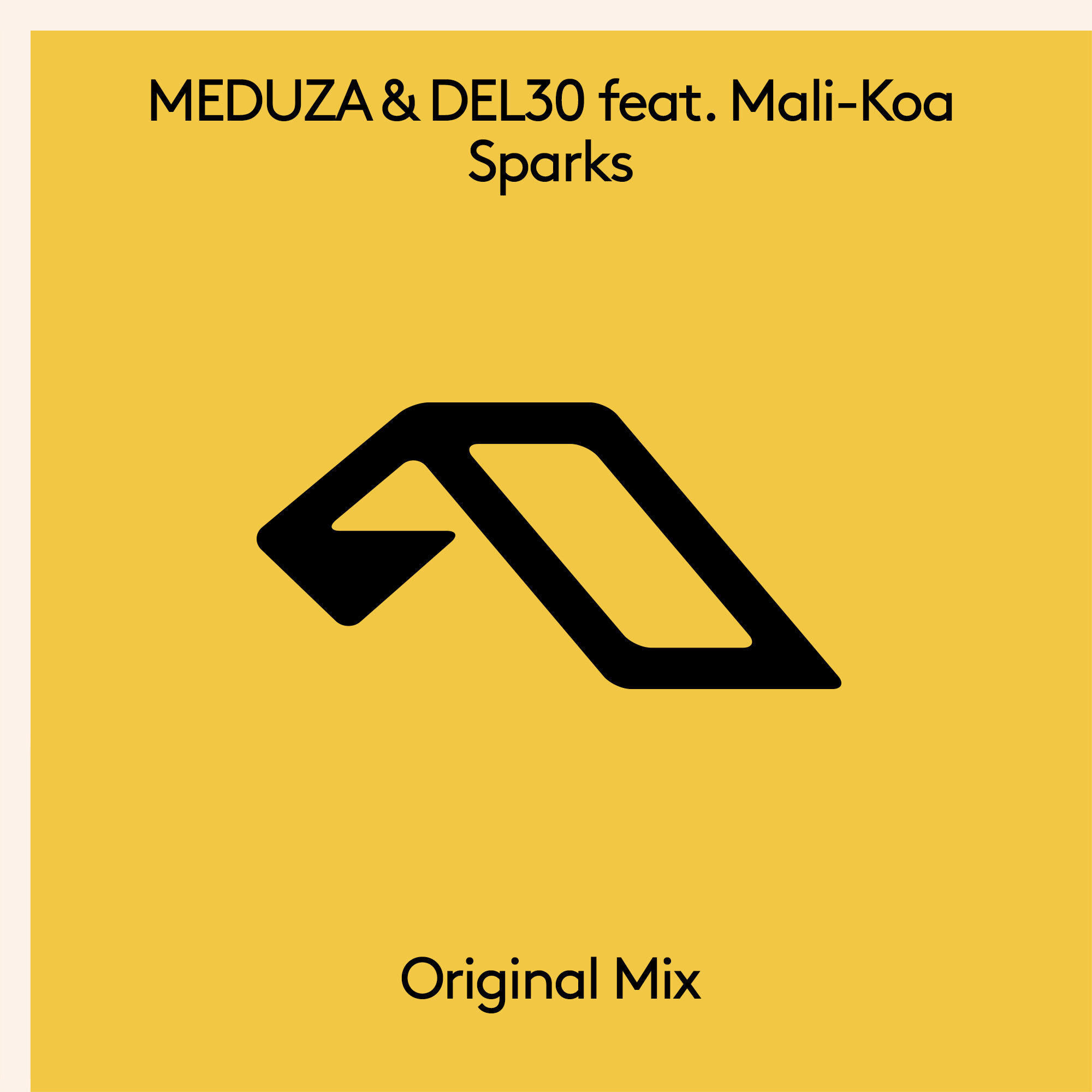 MEDUZA & DEL-30 featuring Mali-Koa — Sparks cover artwork