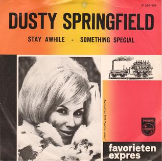 Dusty Springfield Stay Awhile cover artwork