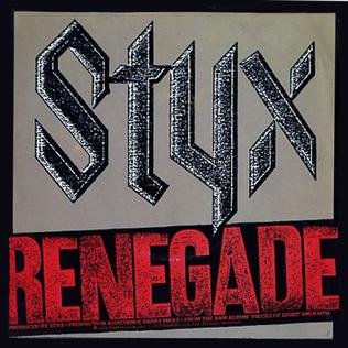 Styx — Renegade cover artwork