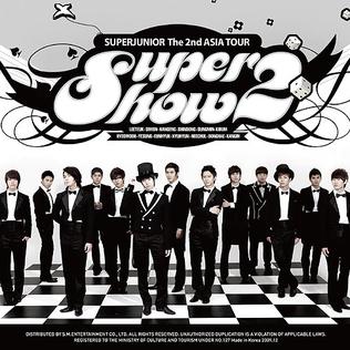 Super Junior Super Show 2 cover artwork