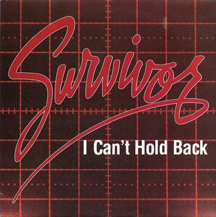 Survivor — I Can&#039;t Hold Back cover artwork