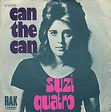 Suzi Quatro Can the Can cover artwork