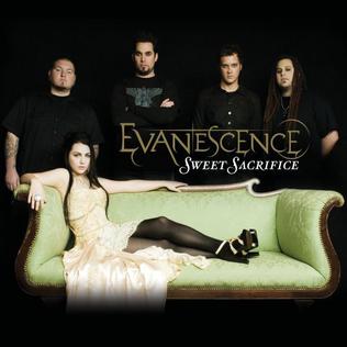 Evanescence Sweet Sacrifice cover artwork
