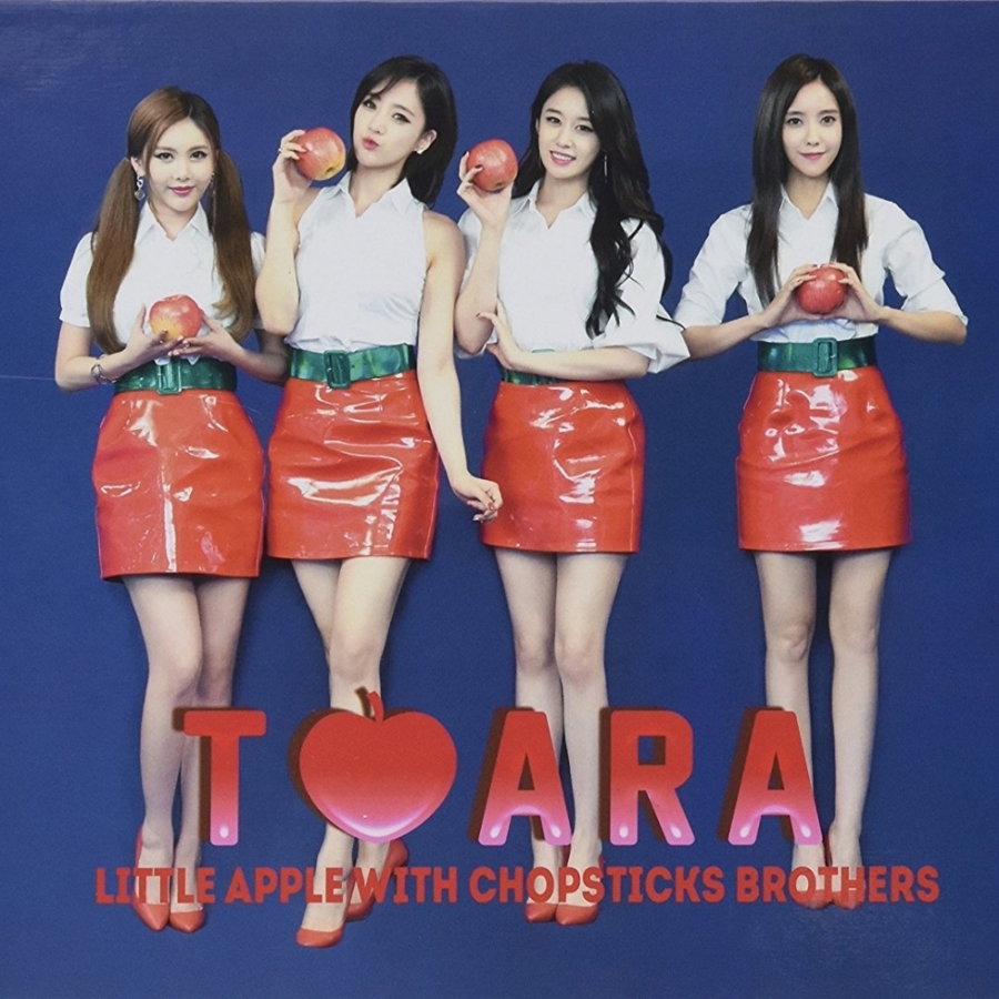 T-ARA ft. featuring Chopsticks Brothers Little Apple cover artwork