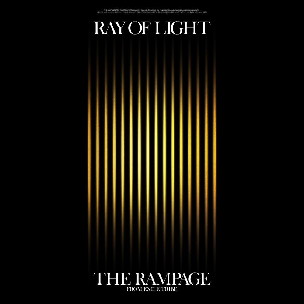 THE RAMPAGE from EXILE TRIBE — RAY OF LIGHT cover artwork