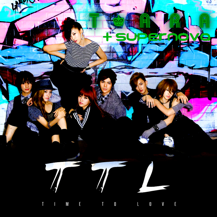 T-ARA ft. featuring Supernova TTL (Time to Love) cover artwork