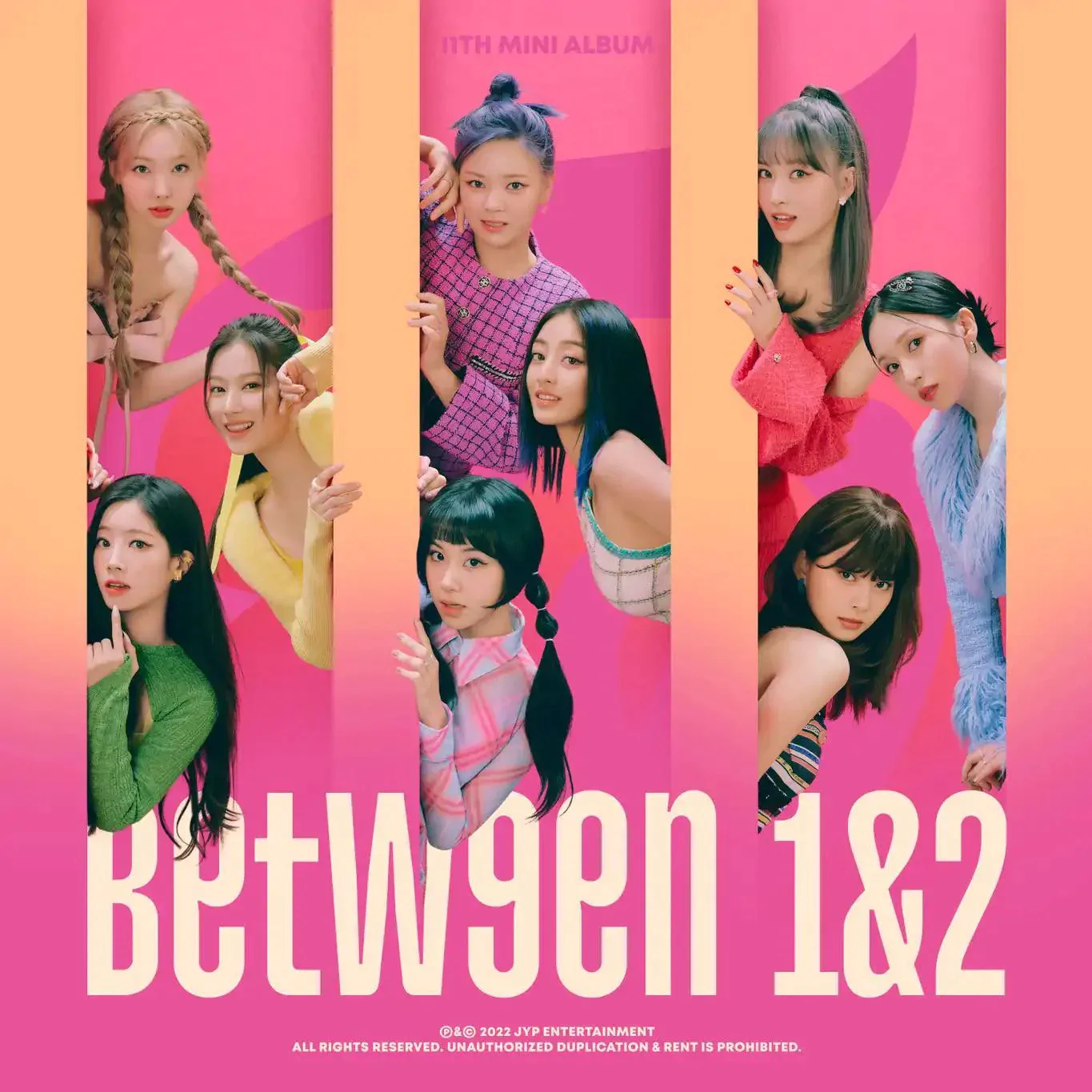TWICE — Between 1&amp;2 cover artwork
