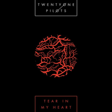 Twenty One Pilots Tear In My Heart cover artwork