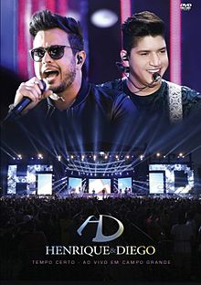 Henrique &amp; Diego Tempo Certo - Ao Vivo em Campo Grande cover artwork