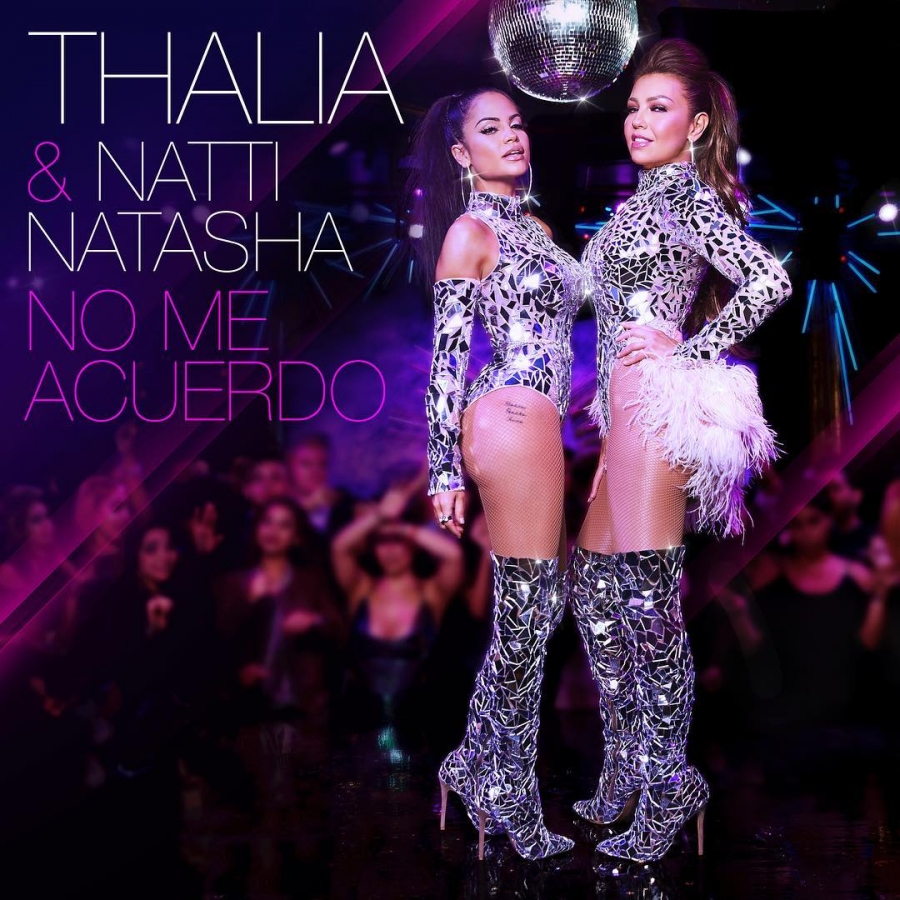 Thalía & Natti Natasha — No Me Acuerdo cover artwork