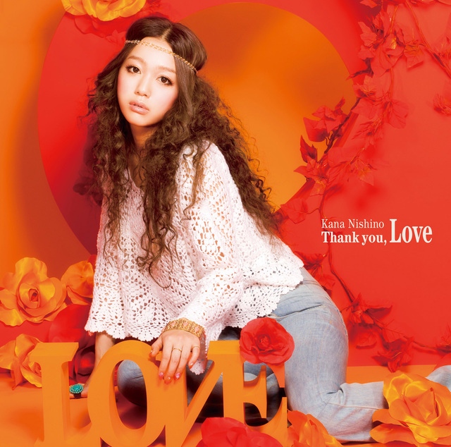 Kana Nishino Thank you, Love cover artwork