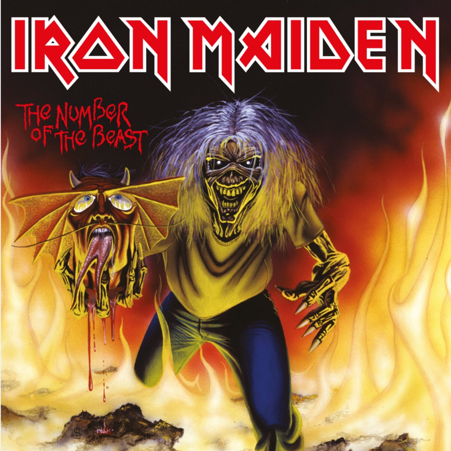 Iron Maiden The Number of the Beast cover artwork
