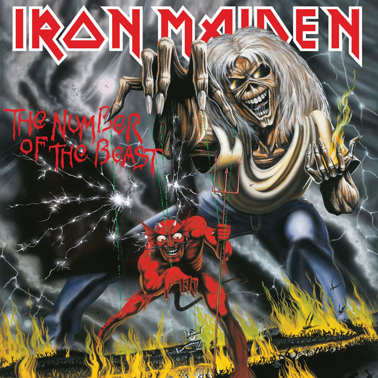 Iron Maiden The Number of the Beast cover artwork