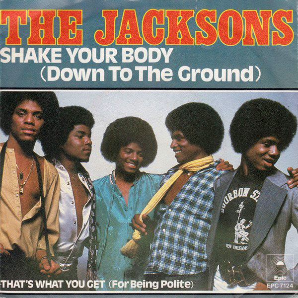 The Jacksons Shake Your Body (Down To the Ground) cover artwork