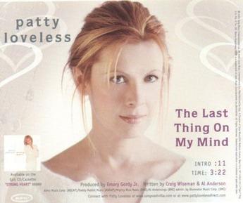 Patty Loveless — The Last Thing On My Mind cover artwork