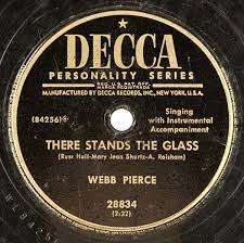 Webb Pierce — There Stands the Glass cover artwork