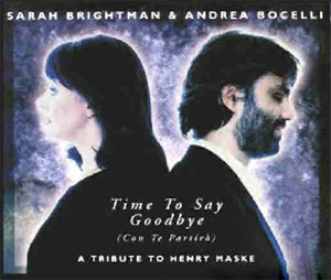 Sarah Brightman & Andrea Bocelli — Time To Say Goodbye (Con Te Partirò) cover artwork