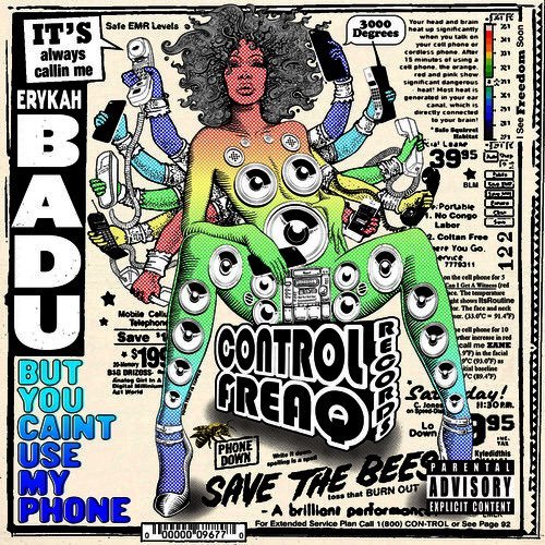 Erykah Badu I&#039;ll Call U Back cover artwork